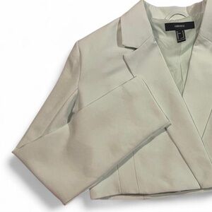 Forever 21 Cropped Classic light blue Blazer
